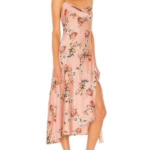 ASTR the label Gaia Dress in Dark Blush Floral Size: M